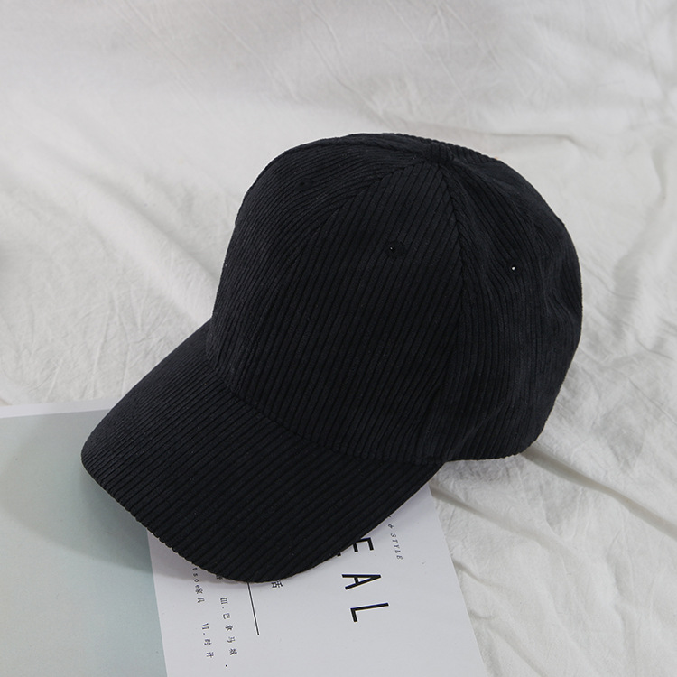 New Spring Summer Women Corduroy Cap Embroidery Baseball Hat Men Outdoor Fashion Adjustable Sun Hat