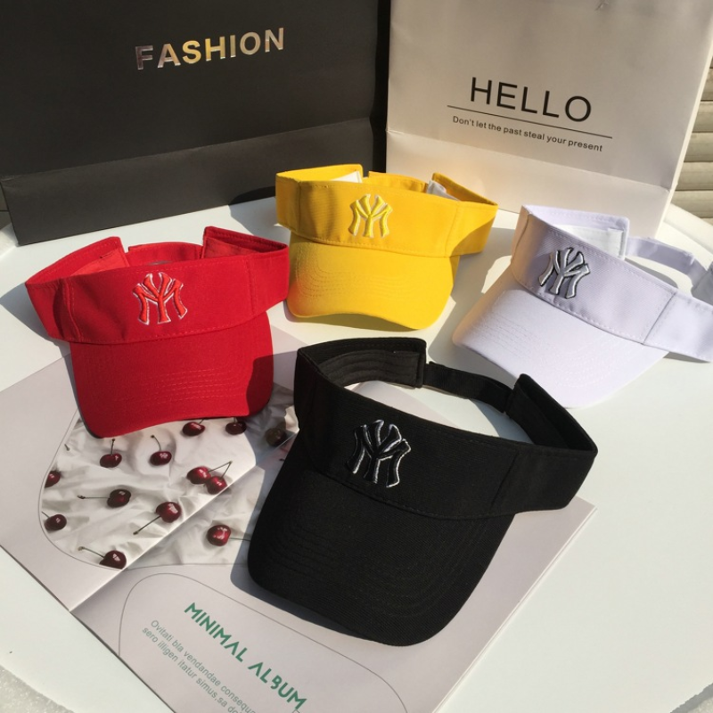 Unisex Summer Sports Golf Tennis Cap Hollow Top Beach Sun Hats for Women Men Running Sun Protection Visor Cap