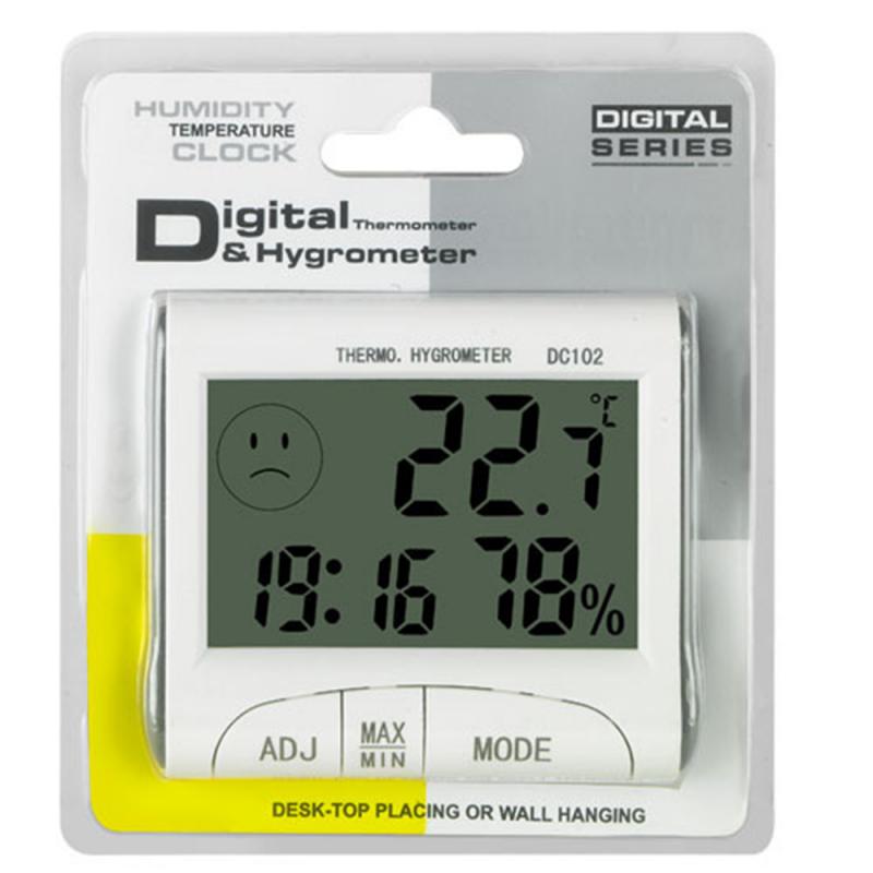 1 PC Mini Digital Thermometer Humidity Meter Room Temperature Indoor LCD Hygrometer DC102 Kitchen Tools ℃/℉ Changeable TSLM1