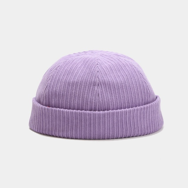 spring autumn Vintage Beanie Hats Men Women Spring Autumn Landlord Hat Streetwear Hip Hop Brimless Hat Corduroy Cap