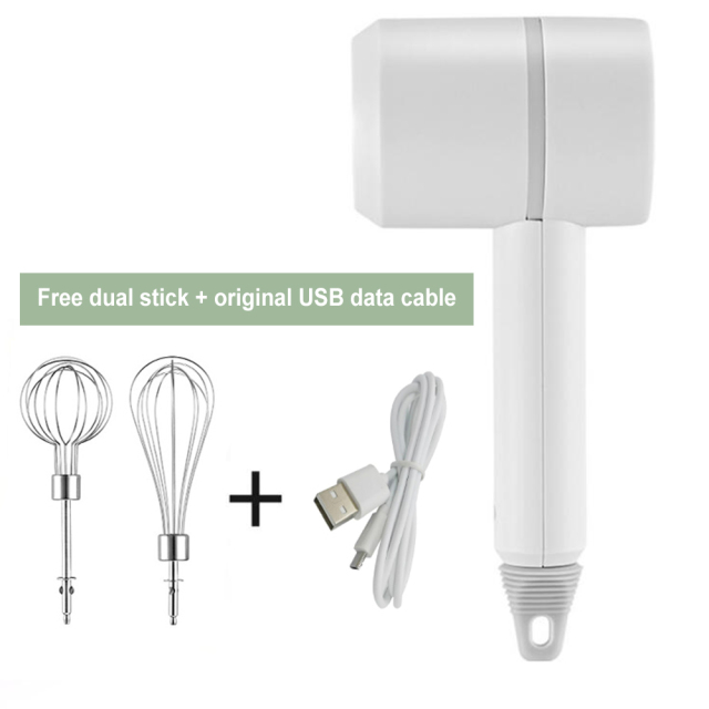1200mAh Wireless Electric Hand-Held Whisk USB Charging And Convenient Mini Blender For Baking Room Home Kitchen Accessories