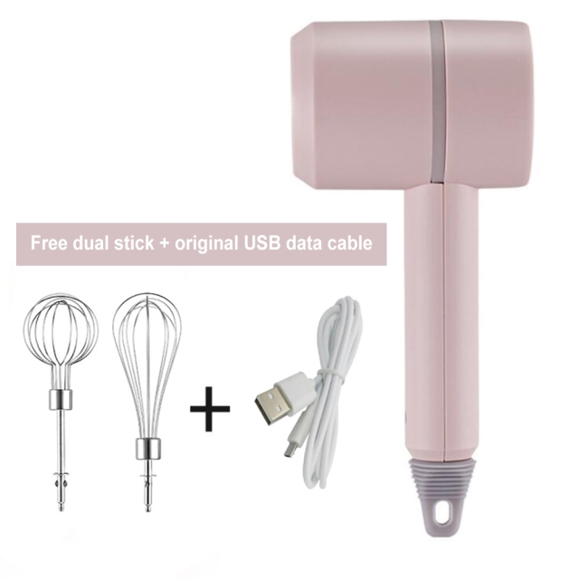1200mAh Wireless Electric Hand-Held Whisk USB Charging And Convenient Mini Blender For Baking Room Home Kitchen Accessories