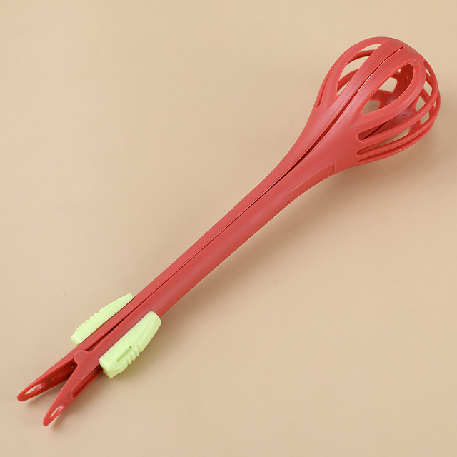 Multifunctional Manual Egg Beater Noodle Tongs Stir Sticks Food Tongs Manual Mixer Filter Spoon Kitchen Cooking Tools Whisk