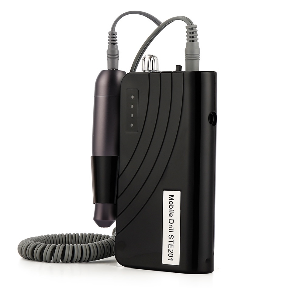 Portable Rechargeable Nail Drill Machine 24W 30000RPM Manicure Machine Electric Nail File Nail Art Tools Set for Nail Drill Bits