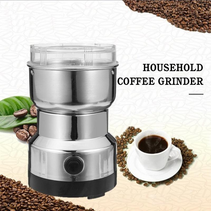 Electric Coffee Grinder Kitchen Grain Nut Bean Spice Grinder Electric Multi Functional Household Coffee Grinder