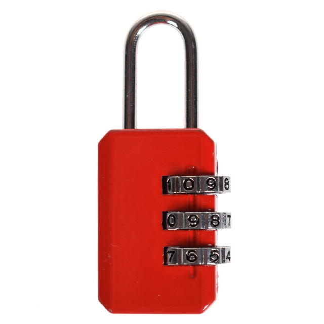 Zinc Alloy Security Travel Suitcase Luggage Code Lock Padlock Mini Small Combination password lock 3 Dial Digit Metal Code Lock