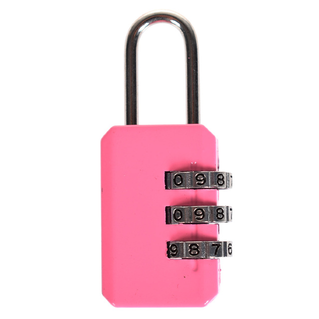 Zinc Alloy Security Travel Suitcase Luggage Code Lock Padlock Mini Small Combination password lock 3 Dial Digit Metal Code Lock