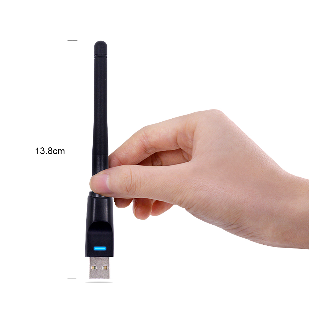 150Mbps Mini USB WiFi Adapter Wireless Network Card 150M LAN Wi-Fi Receiver Dongle 2dbi Antenna 2.4G