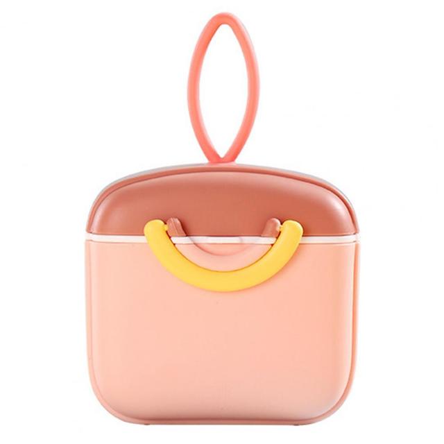 Portable Baby Food Storage Box BPA Free Dispenser Cartoon Infant Milk Powder Box Toddler Snacks Cup Container