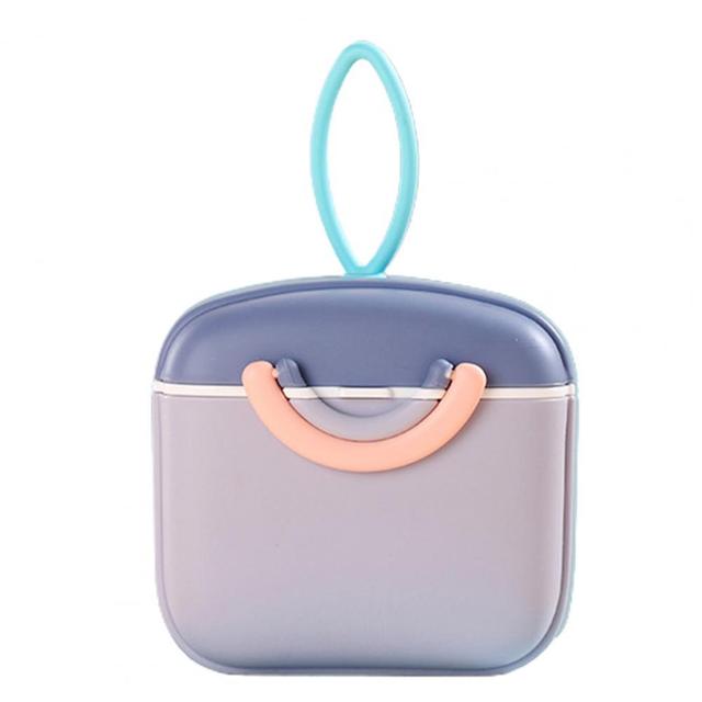 Portable Baby Food Storage Box BPA Free Dispenser Cartoon Infant Milk Powder Box Toddler Snacks Cup Container