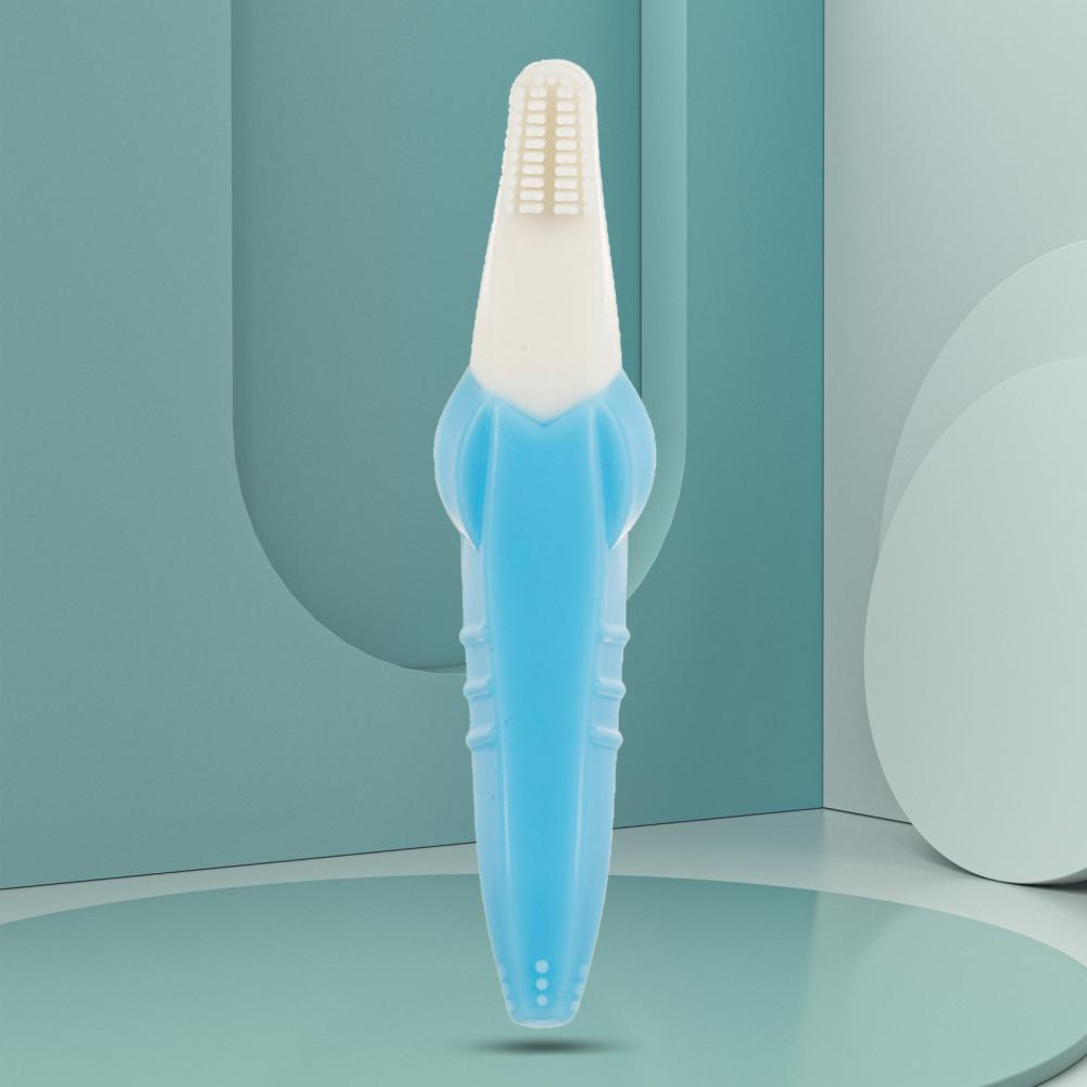 Excellent Baby Teether 3 Colors Baby Molar Rod High Toughness Dental Care All-purpose Reliable Cartoon Baby Teether