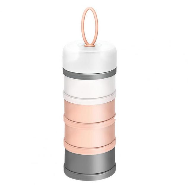 Baby Food Dispenser Simple to Carry Milk Powder Box Reusable Multipurpose Infant Fruit Toddler Kids Snacks Container