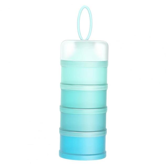 Baby Food Dispenser Simple to Carry Milk Powder Box Reusable Multipurpose Infant Fruit Toddler Kids Snacks Container