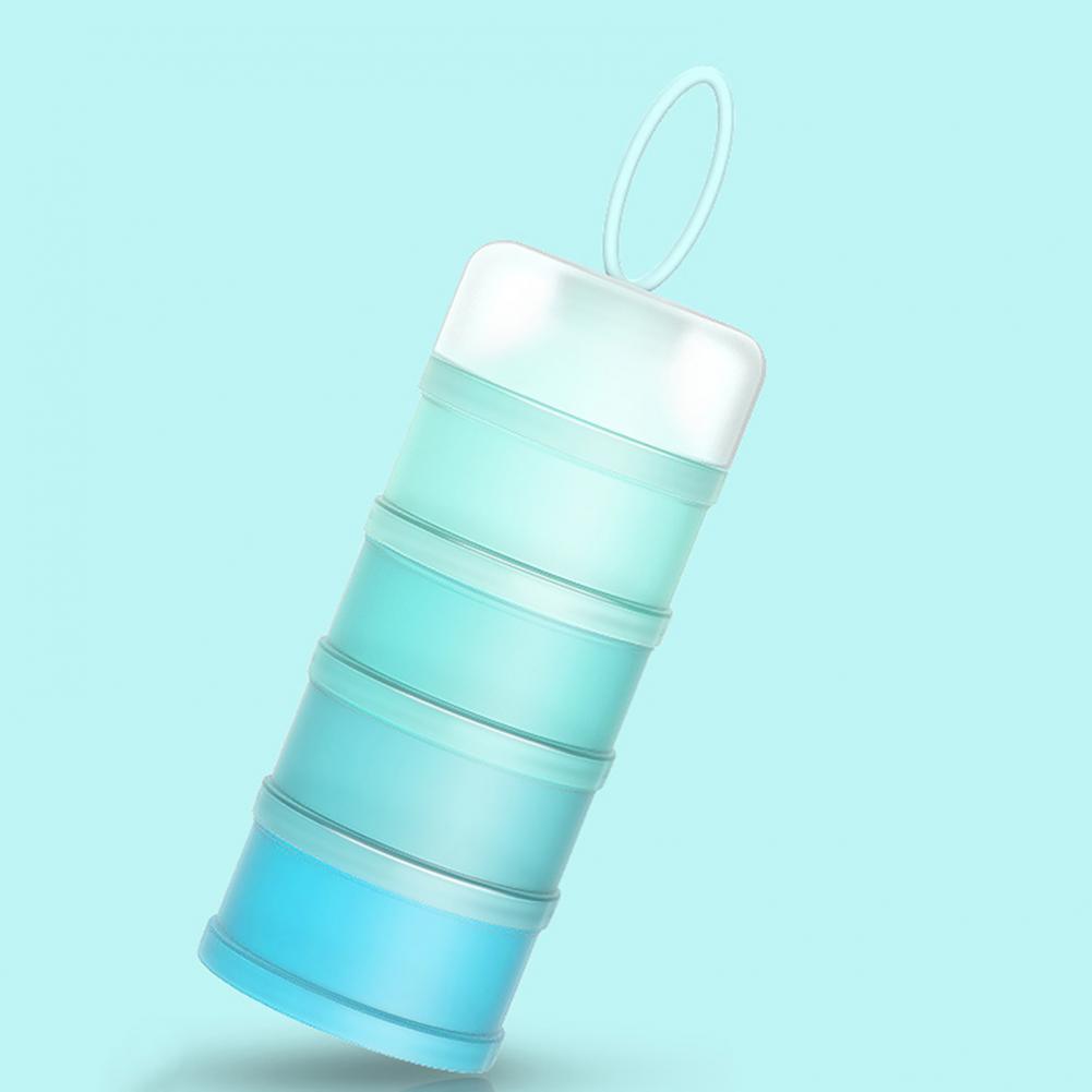 Baby Food Dispenser Simple to Carry Milk Powder Box Reusable Multipurpose Infant Fruit Toddler Kids Snacks Container