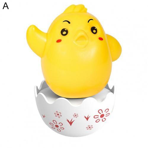 Lovely Preschool Toys Vivid Plastic Cute Chick  Rabbit Penguins Tumbler Toy for Baby Cartoon Animal Design Tumbler for Infant