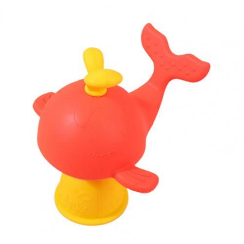 Lovely Dolphin Style Baby Teether Food Grade Material Soft Infant Rattle Toy Smooth Edge Free Chew Baby Teething Rattles Toy
