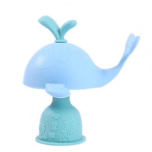Lovely Dolphin Style Baby Teether Food Grade Material Soft Infant Rattle Toy Smooth Edge Free Chew Baby Teething Rattles Toy