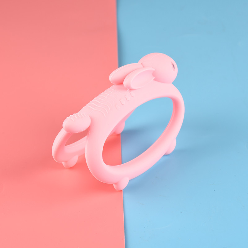 New Baby Molar Teether Food Grade Silicone Rabbit Teethers Animal Teether for Babies Teeth Care Fidget Toys Newborn Accessories