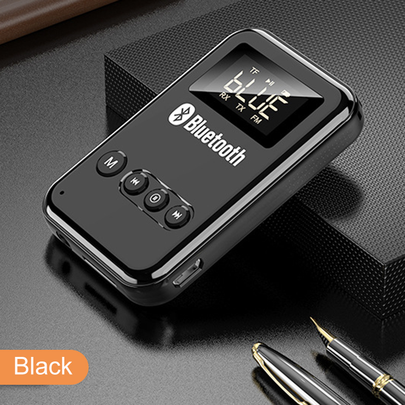 Bluetooth 5.0 Receiver TF Car MP3 Players Stereo Music FM Transmitter AUX Adapter for Headphones Speakers Handsfree Kit