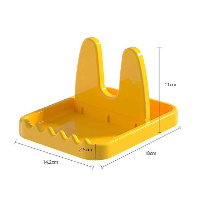 Foldable Pot Lid Rack Plastic Spoon Holder Stand Kitchen Supplies Organizer for Fork Spatula Rack Pan Cover Shelf Storage Rack