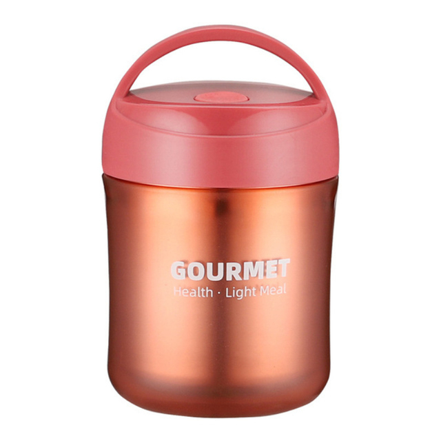500ML Stainless Steel Food Thermal Insulated Container Portable Breakfast Box Lunchbox Leakproof Soup Thermos Cup Vacuum Flasks