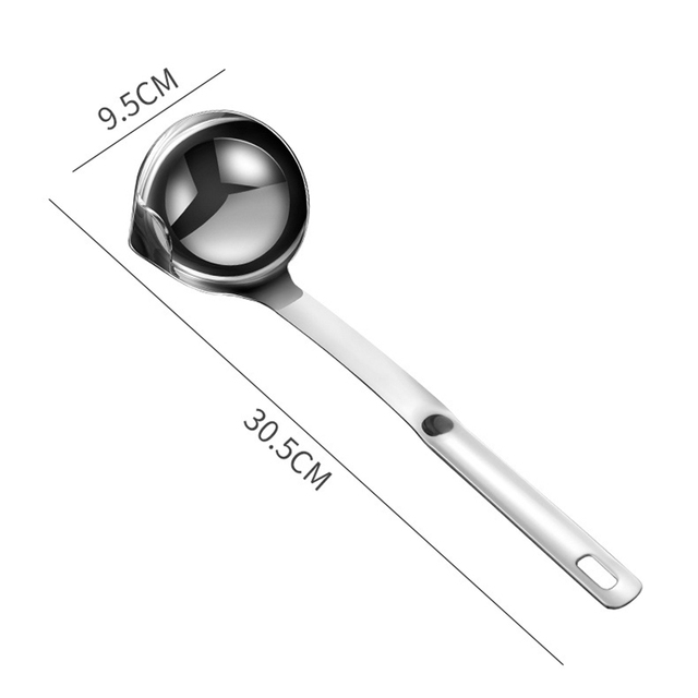 Kitchen Accessories Gravy Oil Soup Fat Separator Colander Spoon Filter Grease Spoon Cooking Tools Home Gadgets Kitchen Supplies