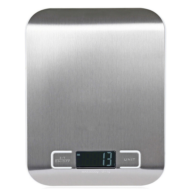 10/5kg Kitchen Scale Stainless Steel Weighing Scale For Food Balance Measuring Precision Electronic Scales Kitchen accessories