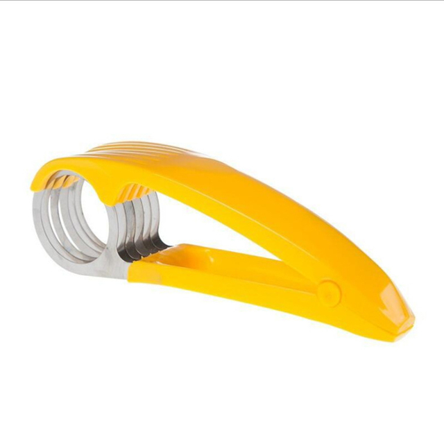 Kitchen Manual Banana Slicer Sausage Chopper Stainless Steel Cucumber Salad Cutter Fruit Vegetable Food Processors Cooking Tools