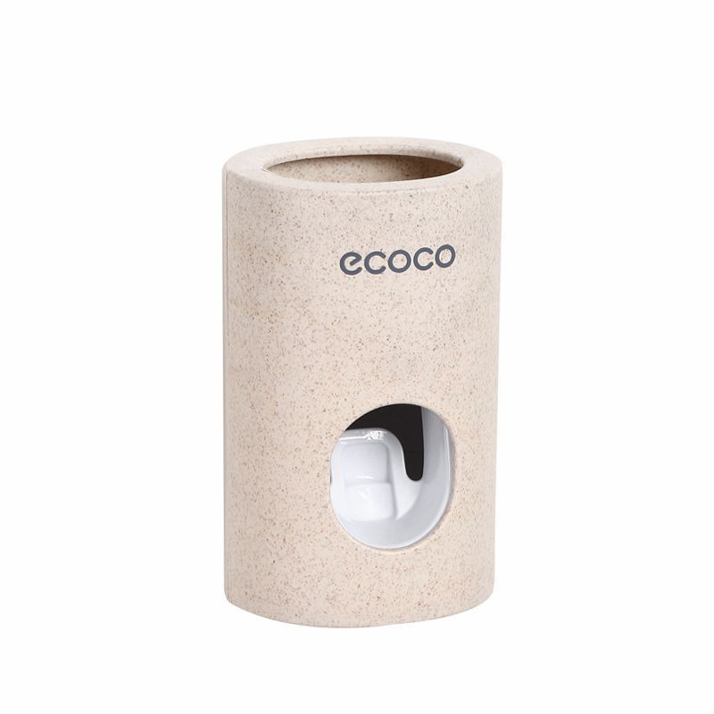 Automatic Toothpaste Squeezers Toothbrush Holder Bathroom Accessories Set Punch Free Dust-proof Toothpaste Dispenser Bathroom