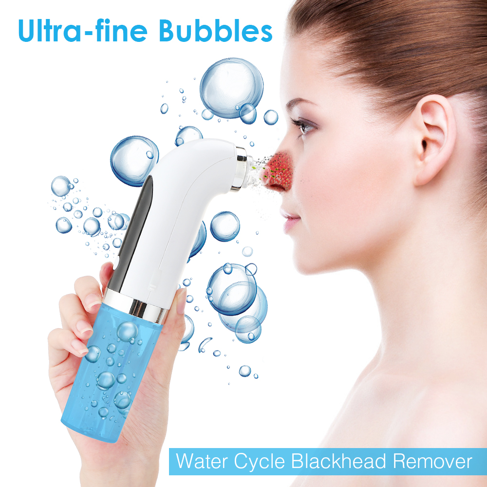 Removal Multifunctional Small Bubble Device Electric Face Cleaner Water Circulation Skin Beauty Instrument USB Charger