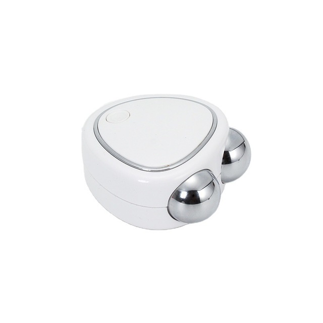 Household Facial Micro-current Beauty Instrument Portable Lifting Skin Face-lifting Edema Double Roller Massager Face Massager