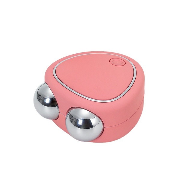 Household Facial Micro-current Beauty Instrument Portable Lifting Skin Face-lifting Edema Double Roller Massager Face Massager