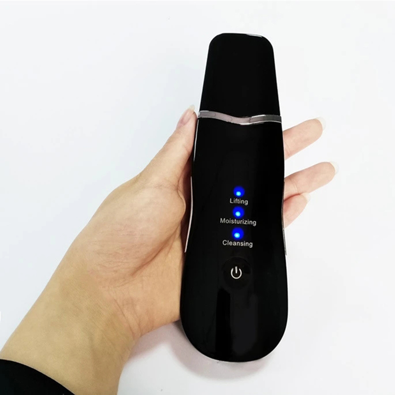 Ultrasonic blackhead shoveling machine beauty instrument cleansing electric pore cleaning artifact black and white