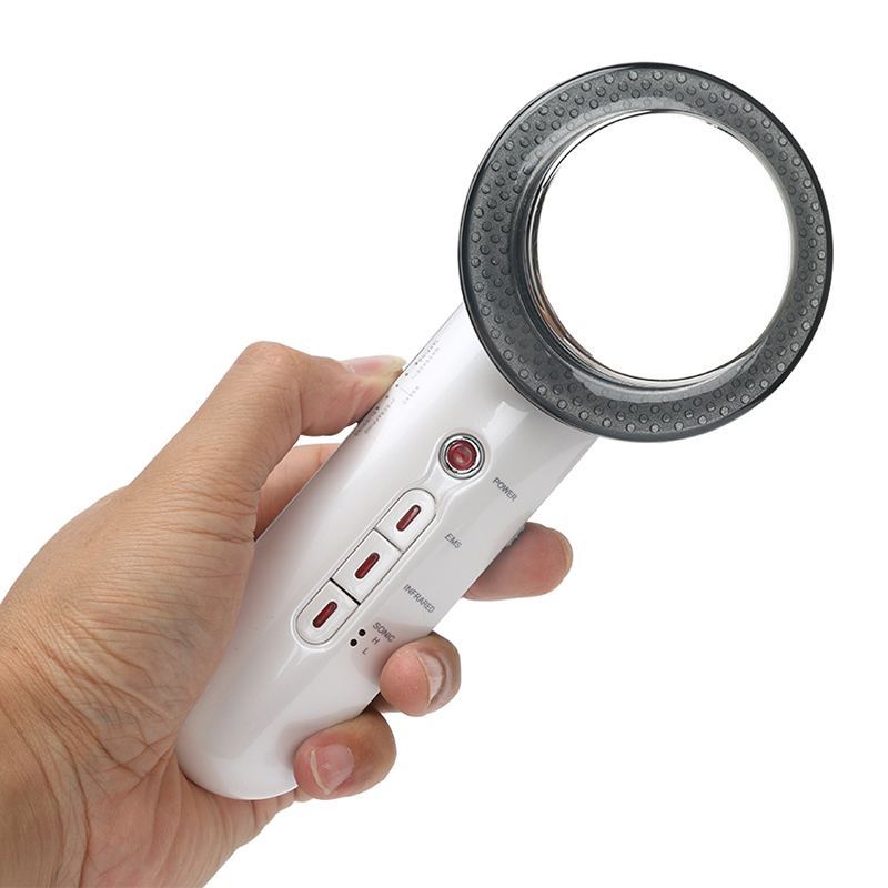 3 In 1 Body Massager Ultrasound Cavitation EMS Infrared Therapy Fat Burner Machine Weight Loss Facial Lifting  Beauty Device