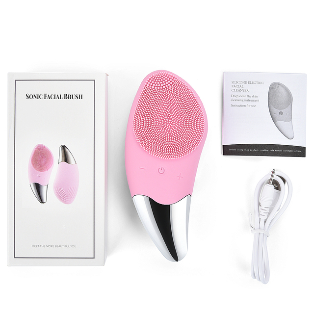 Facial Cleansing Brushes Electric Skin Care Face Cleaner Massager For Face Washer Vacuum Pore Clean Washing Brush Beauty Devices