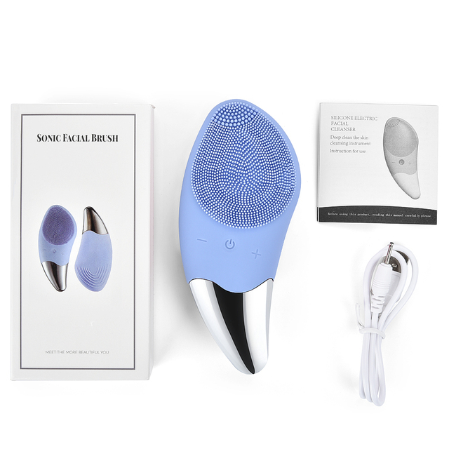 Facial Cleansing Brushes Electric Skin Care Face Cleaner Massager For Face Washer Vacuum Pore Clean Washing Brush Beauty Devices