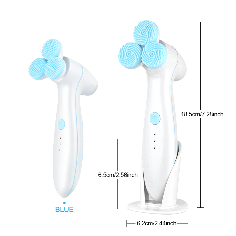 Electric Face Brush Deep Face Cleaning Device Spa Facial Cleansing Brushes Pore Cleaner Skin Care Massager Remove Blackhead Lift