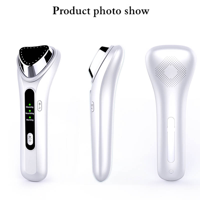 Multifunctional EMS Facial Massager, Skin Care Beauty Device, Skin Rejuvenation/Makeup Remover/Skin Tightening/Face Cleansing