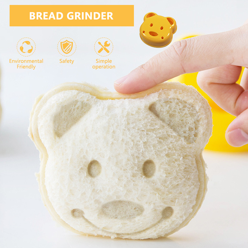 DIY Sandwich Mold Toast Bread Cutter Mould Baking Pastry Kitchen Dining room appliances