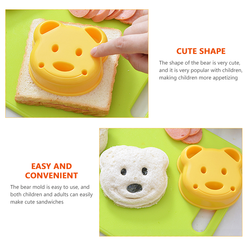 DIY Sandwich Mold Toast Bread Cutter Mould Baking Pastry Kitchen Dining room appliances