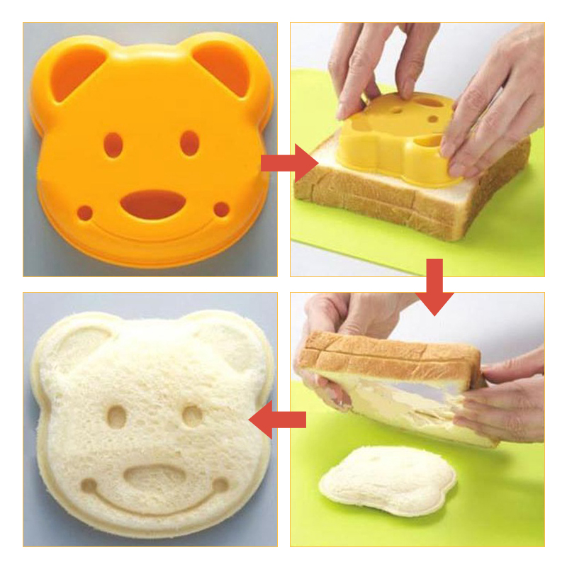 DIY Sandwich Mold Toast Bread Cutter Mould Baking Pastry Kitchen Dining room appliances