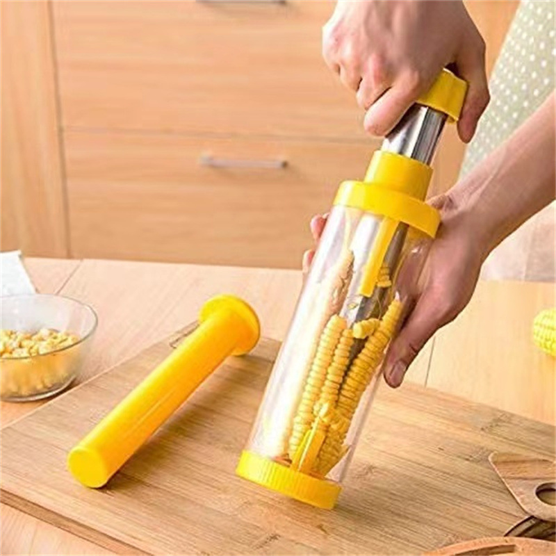 Corn Thresher Utensils for Kitchen Items Round Planer Home Supplies Simple Gadget Kitchen Tools Accessories Convenience Chopper