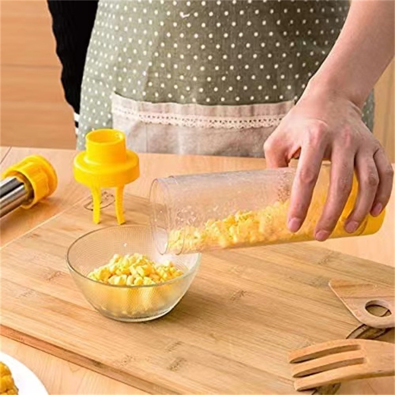 Corn Thresher Utensils for Kitchen Items Round Planer Home Supplies Simple Gadget Kitchen Tools Accessories Convenience Chopper
