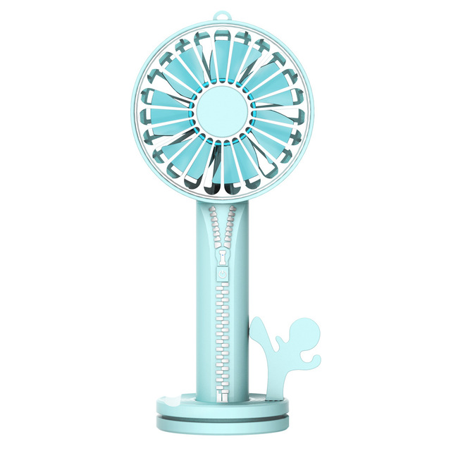 3 in 1 Travel Outdoor Protable Mini Handheld Air Conditioner Fan with Power Bank Mirror Phone Holder Air Cooler Electric Fan