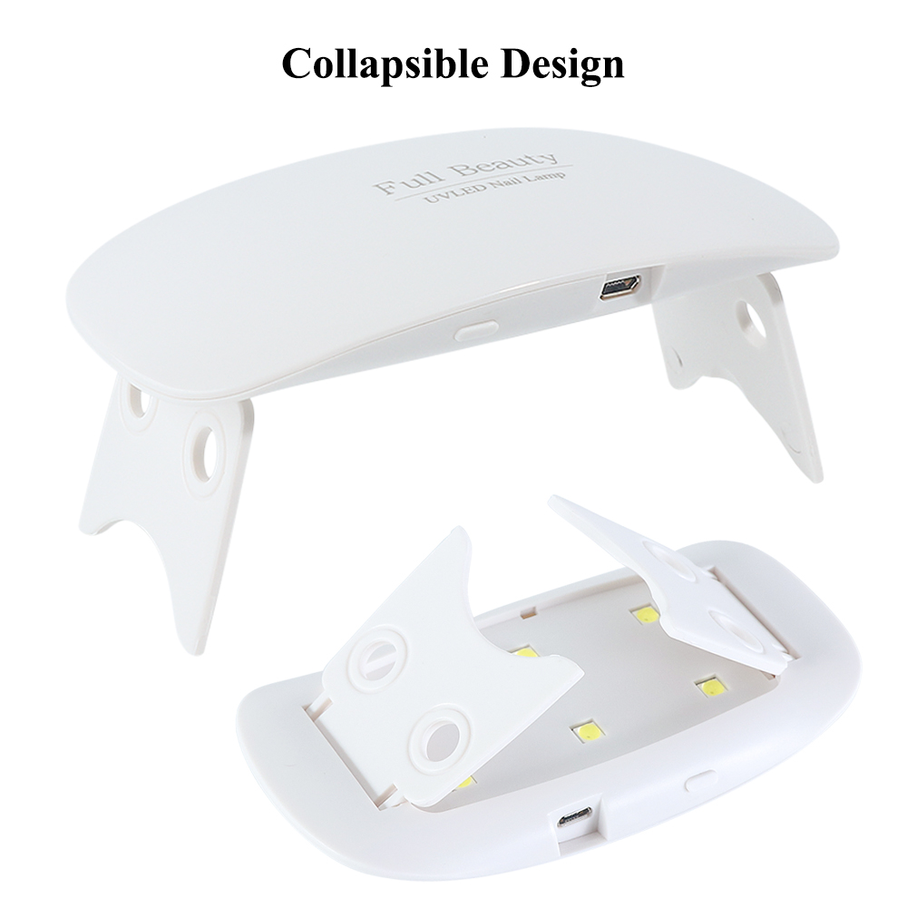 9W UV Led Lamp Nail Dryer Small Mini Manicure Sun Light Beads Fast Drying Curing Gel Polish Varnish Builder Salon Tools #1016