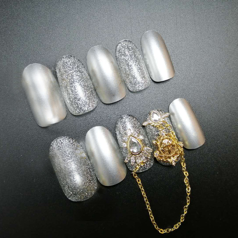 Nail patch finished fake nail piece removable key strip two-minute manicure