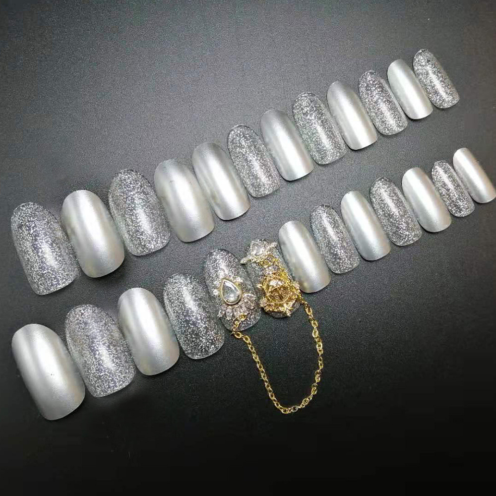 Nail patch finished fake nail piece removable key strip two-minute manicure
