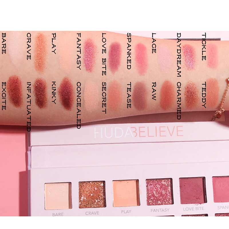 18 Colors Desert Rose Eye Shadow Pearlescent Matte Glitter Eyeshadow Palette Long Lasting Make Up Eyeshadow Beauty Eye Pallete