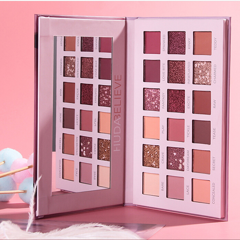18 Colors Desert Rose Eye Shadow Pearlescent Matte Glitter Eyeshadow Palette Long Lasting Make Up Eyeshadow Beauty Eye Pallete
