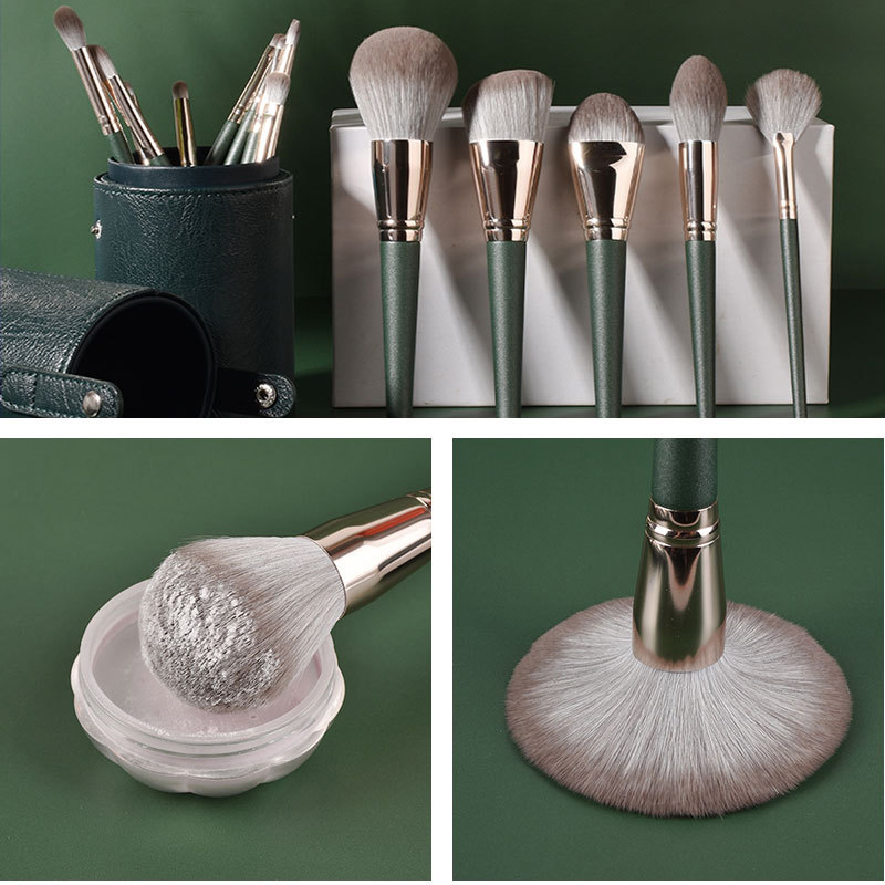 14pcs Makeup Brushes Professional  Foundation Eyeshadow Contours Beauty Cosmetic Blush Full Make Up Brush Set Kit